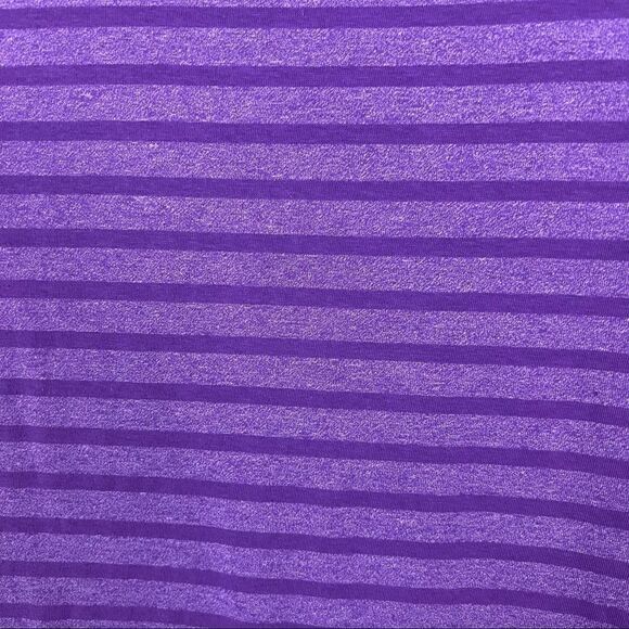 Lularoe Julia Fitted Dress Purple Stripes - Size XXS - Picture 2 of 5